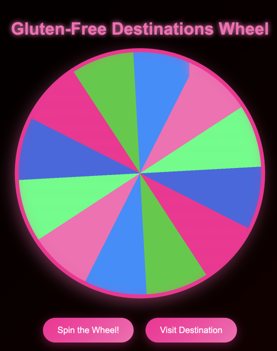Gluten Free Wheel Spin