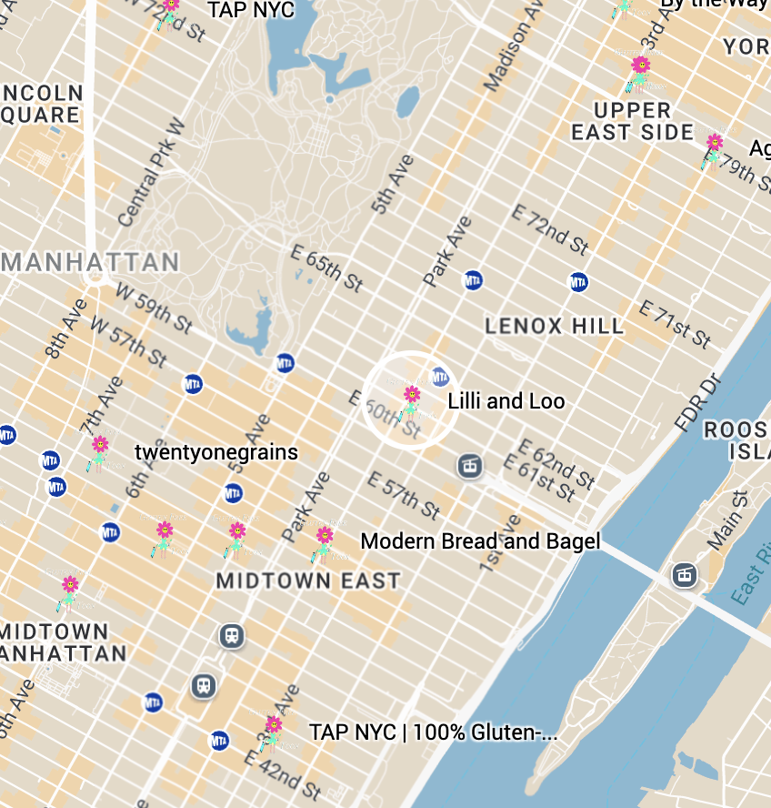 Lilli and Loo Map Lilli and Loo Map