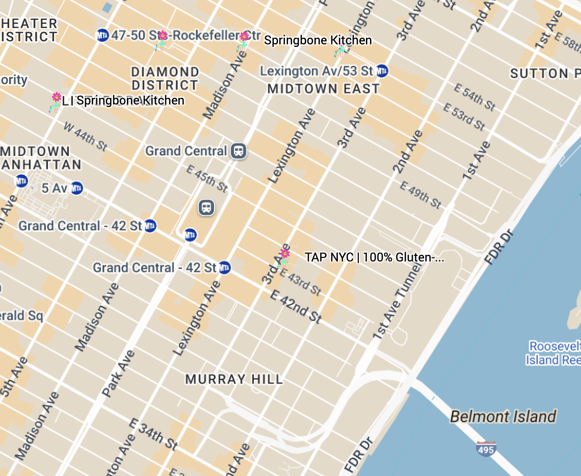 TAP Brazilian Cafe Map TAP Brazilian Cafe Map