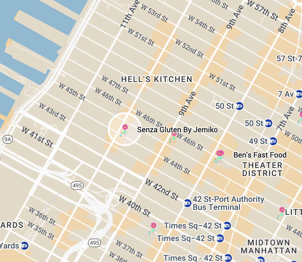 Senza Gluten By Jemiko Map Senza Gluten By Jemiko Map