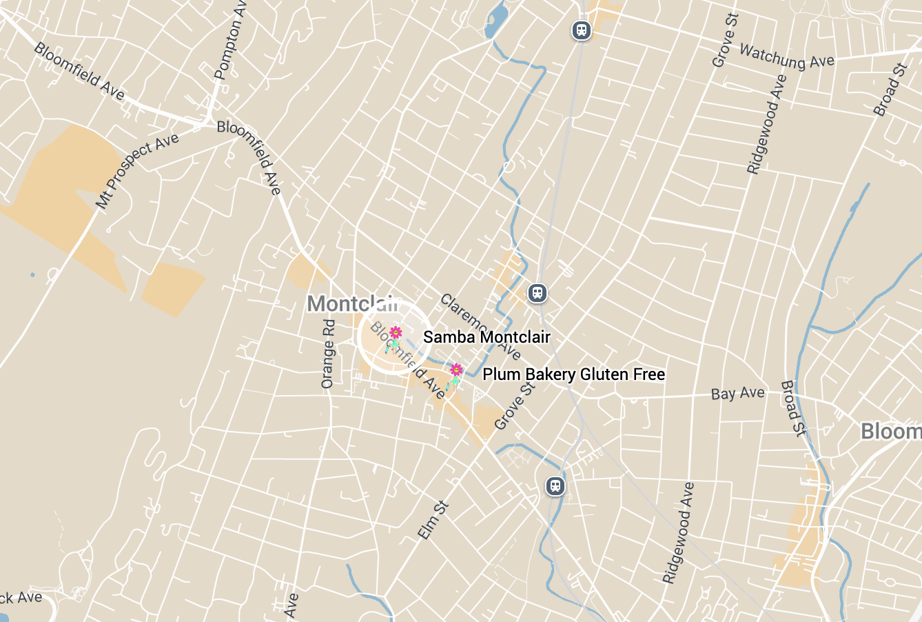 Samba Montclair Map Samba Montclair Map