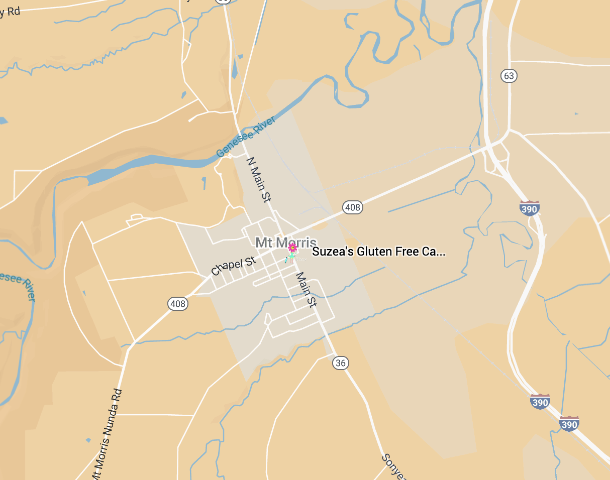 Donna Maries Gluten Free Bakery Map