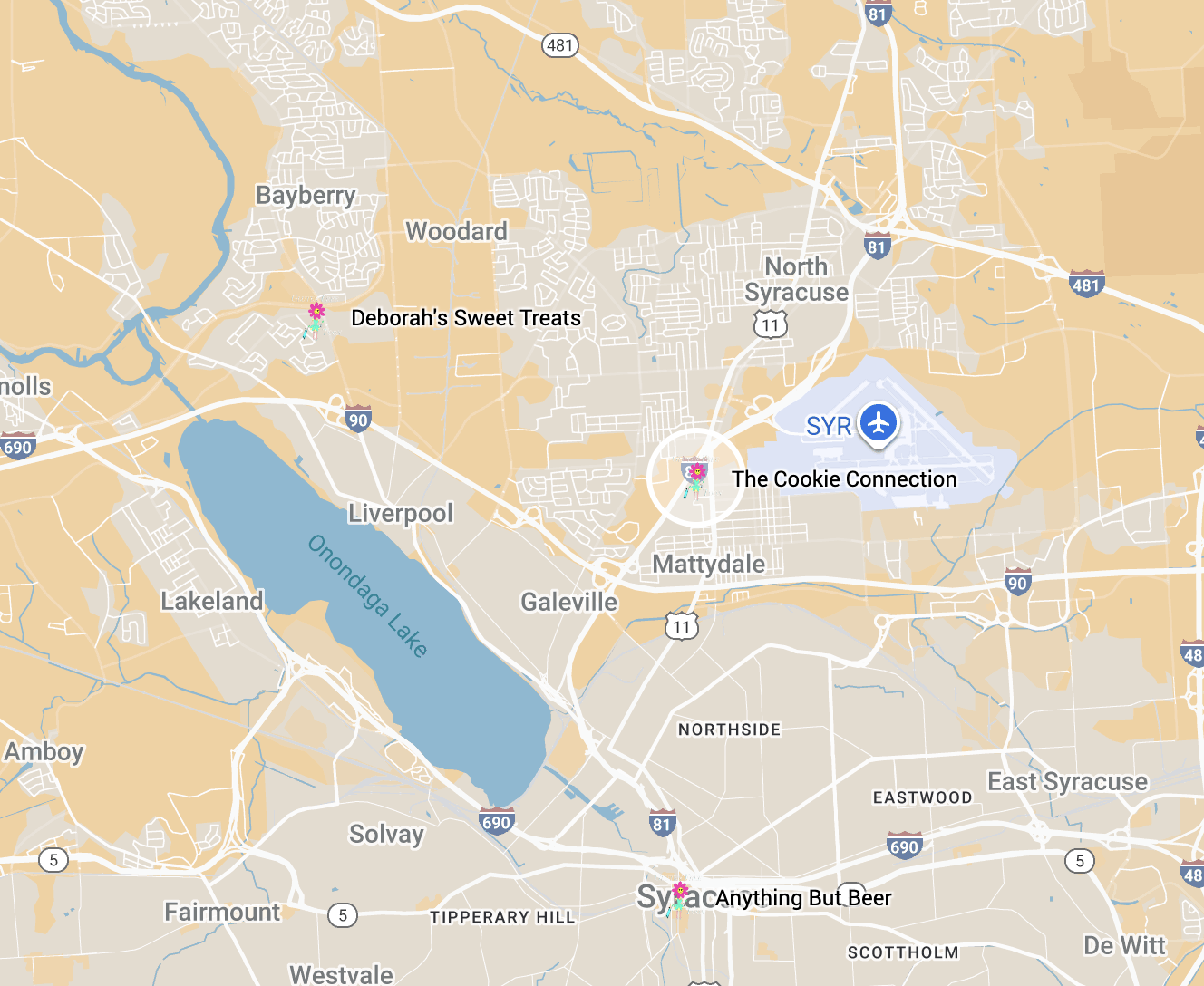 The Cookie Connection Map