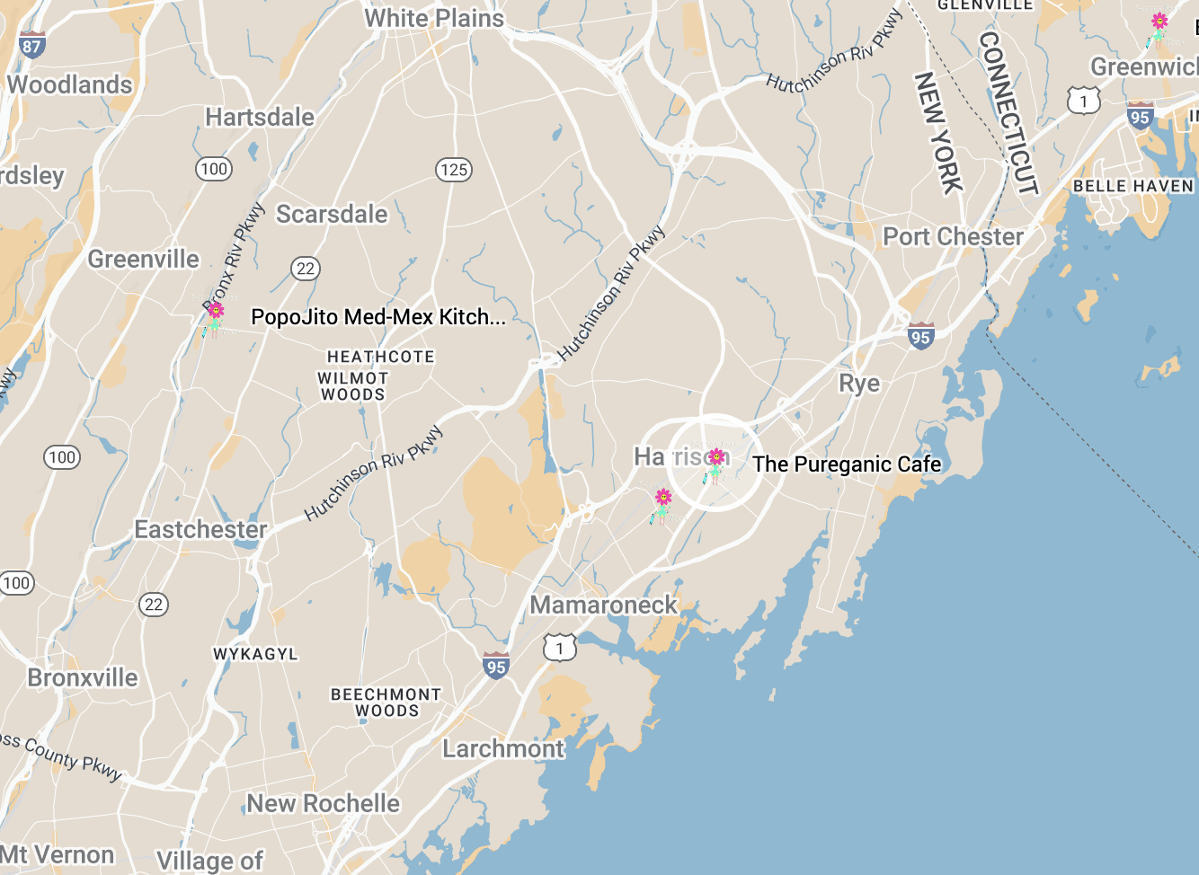 The Pureganic Cafe Map