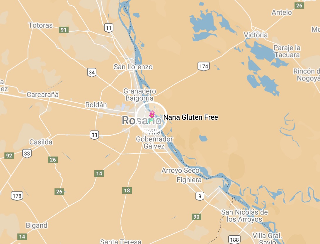 Nana Gluten Free Map Nana Gluten Free Map