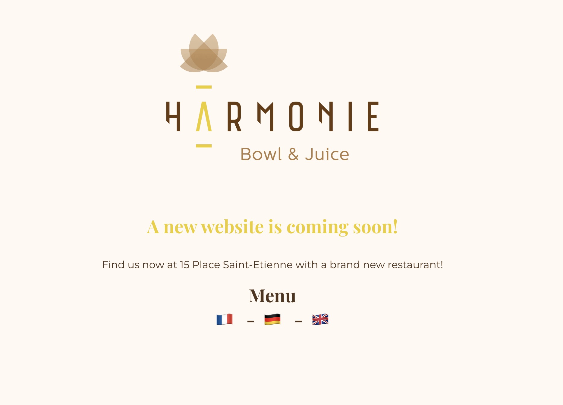 Harmonie Bowl and Juice Harmonie Bowl and Juice