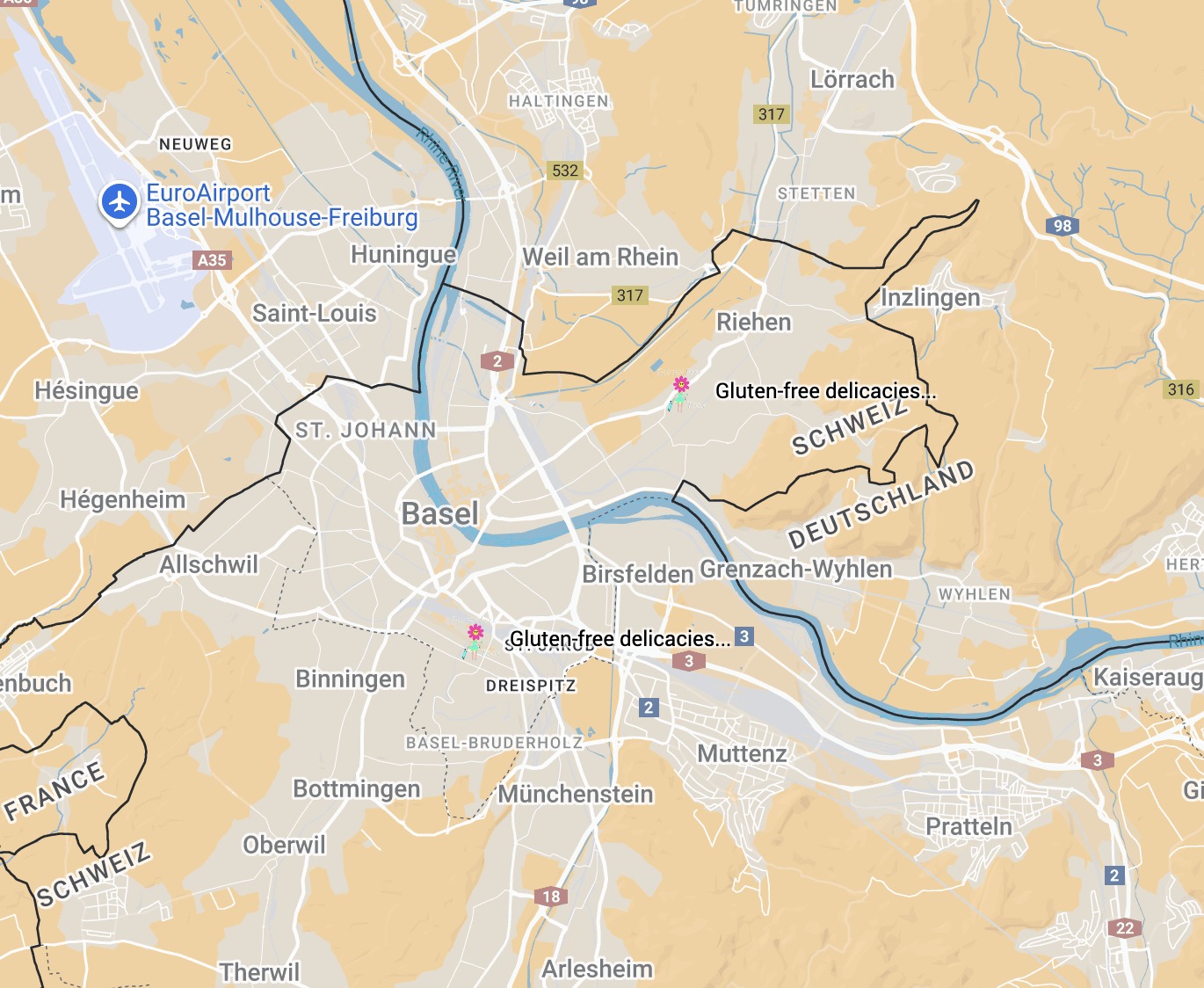 Glutenfreie Köstlichkeiten GmbH - Filiale Riehen Glutenfreie Köstlichkeiten GmbH - Filiale Riehen