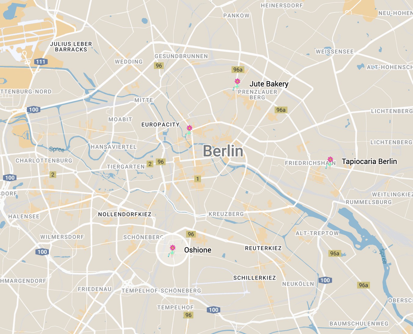 Oshione Map Oshione Map