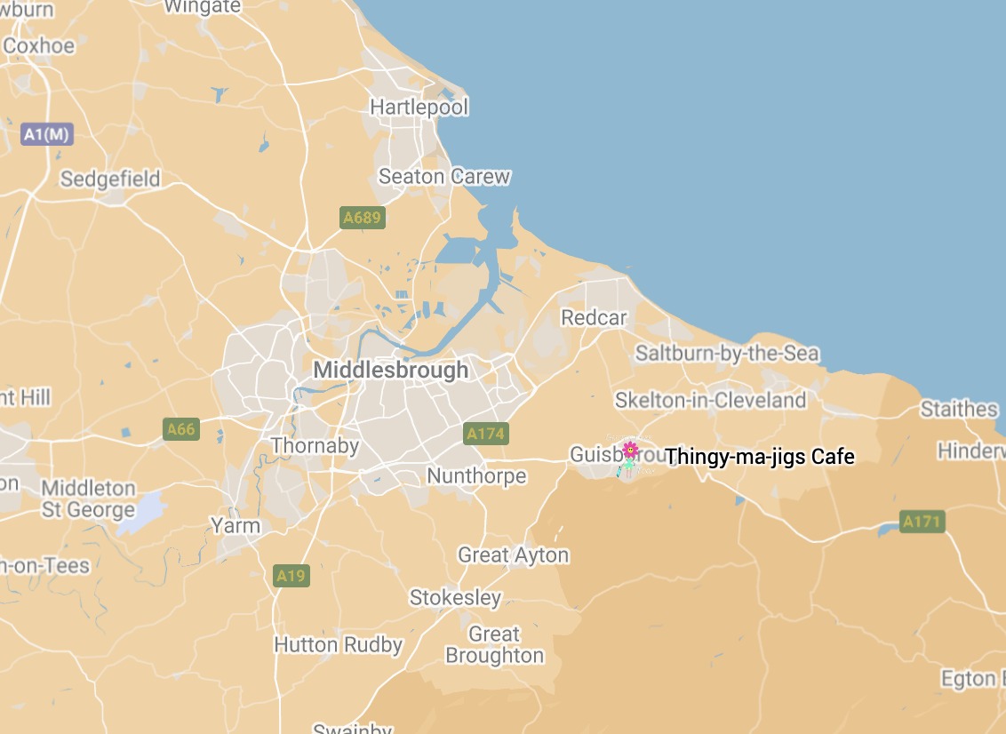 Thingy-ma-jigs Cafe Map