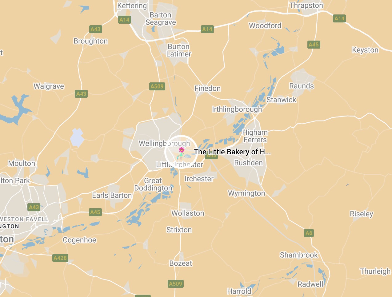 The Little Bakery of Happiness Map The Little Bakery of Happiness Map