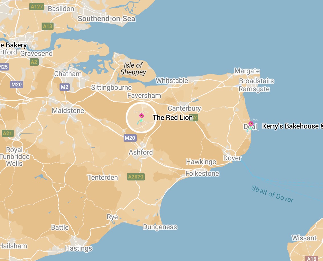 The Red Lion Map The Red Lion Map