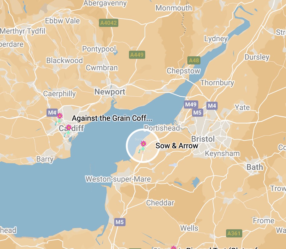 Sow & Arrow Map Sow & Arrow Map